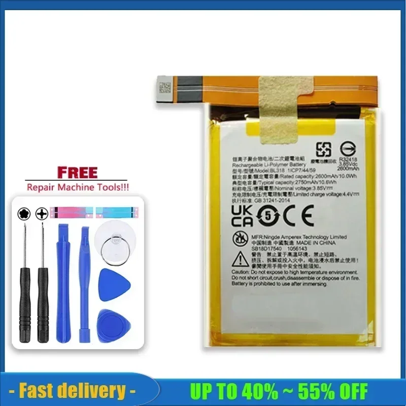 BL316 BL318 2750 мАч резервный аккумулятор мобильного телефона для Lenovo Saver 2PRO 2 pro L70081