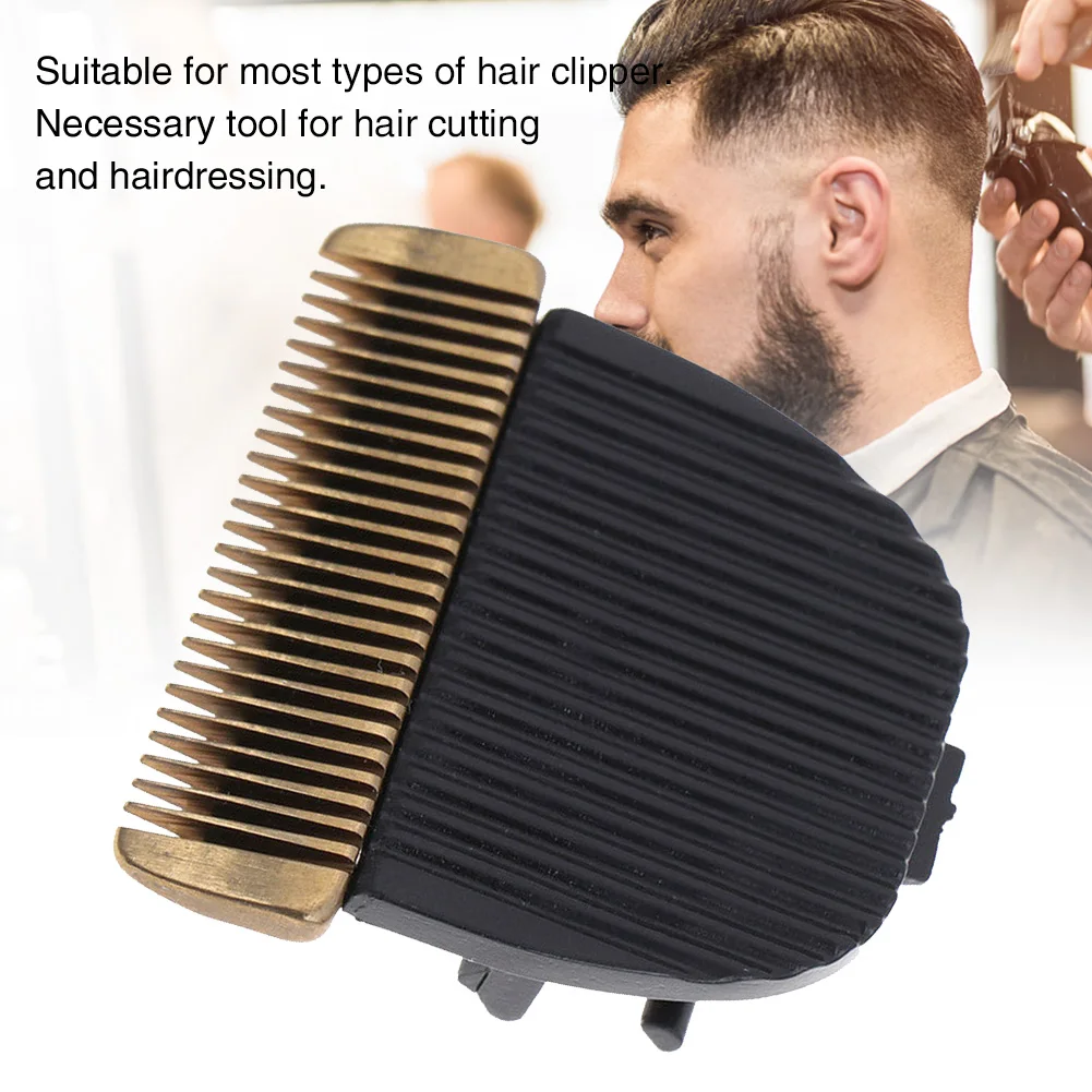 

Hair Trimmer Clipper Blade Salon Universal Easy Install Ceramic Titanium Home Grooming Professional Limit Comb Replacement Parts