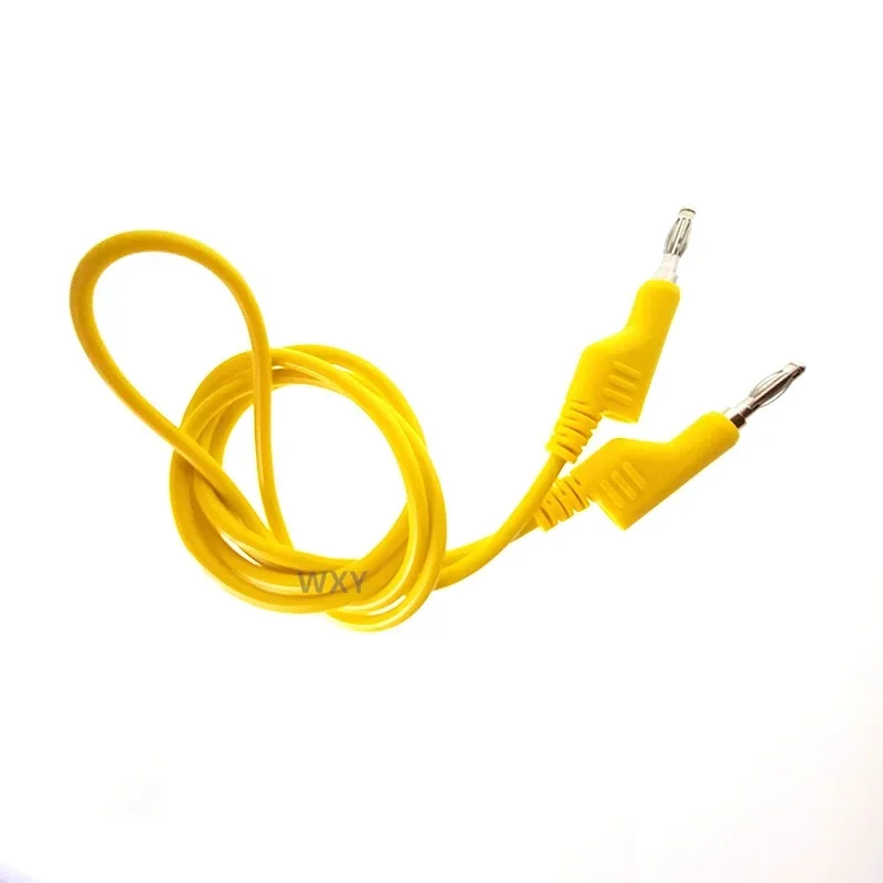 Cleqee P1036 5 шт. 4 мм медный штекер типа банан тестовые провода для мультиметра - 100 см