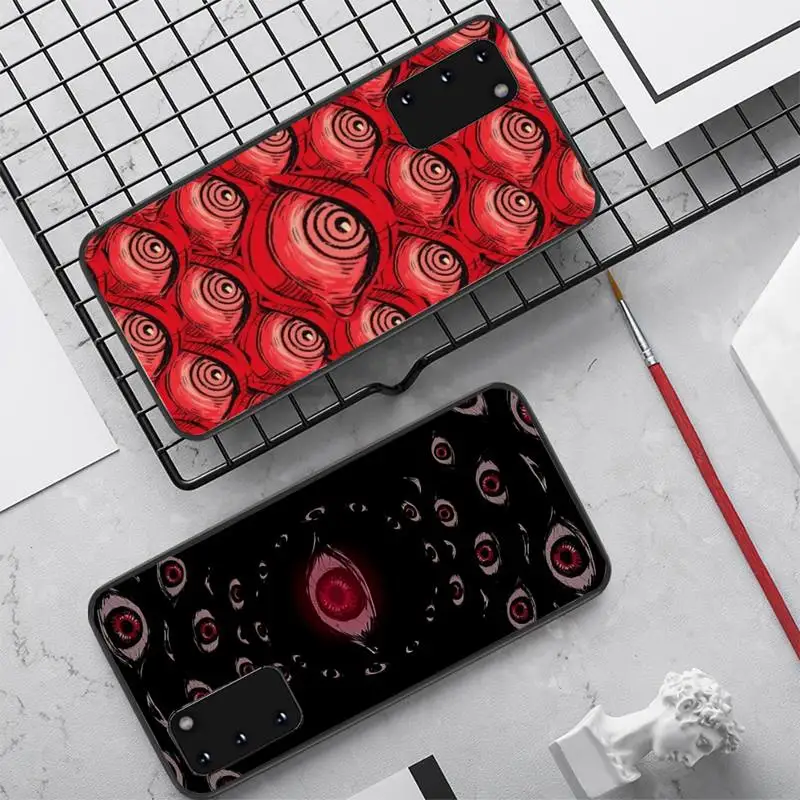

Scary Eyes Phone Case for Samsung S10 21 20 9 8 plus lite S20 UlTRA 7edge