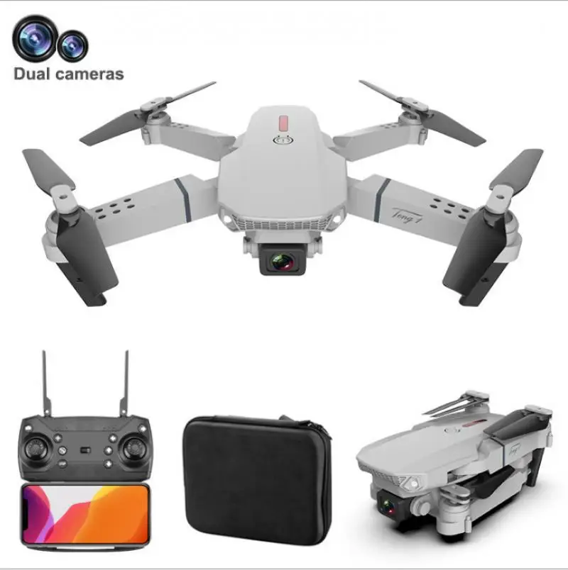 

New RC Quadcopter E88 Pro Drone Aerial Photography Hd 4K Toy E99 Folding Remote Control Aircraft Cross-Border Gift Toy