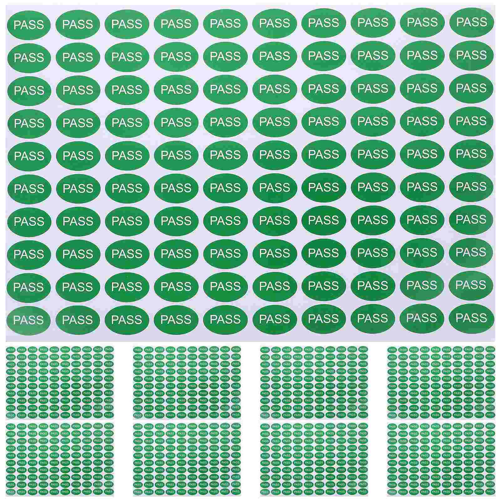 

2000Pcs QC Passed Stickers QC Check Stickers QC Passed Tag Stickers Adhesive Warehouse Tested Labels