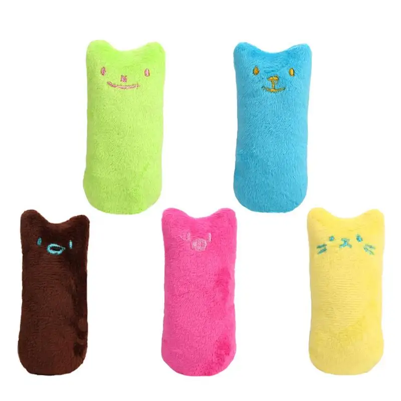 

Kitten Teething Toys 5pcs Cat Toys For Indoor Cats Cat Nips Toy Kitten Interactive Toys For Cat Lover Gifts Chew Bite Kick Toys
