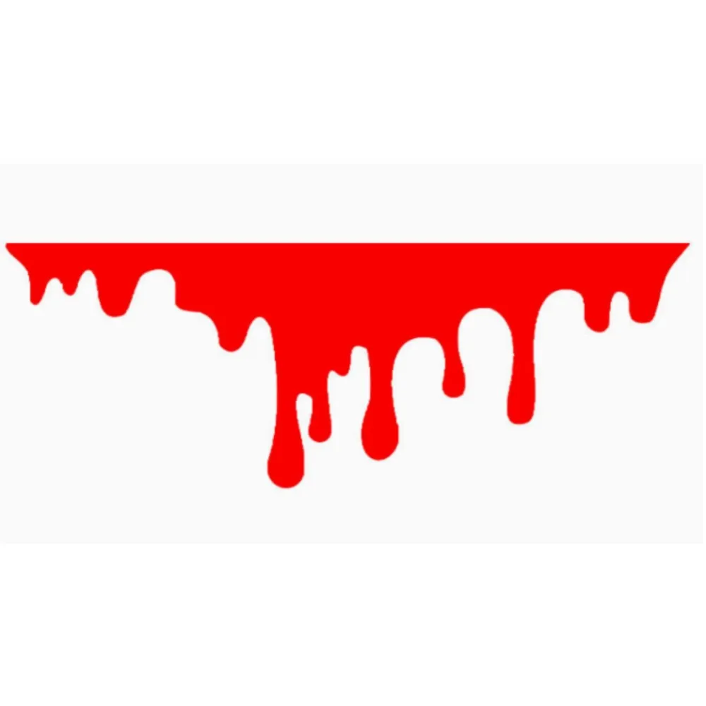 Красные наклейки с капами крови, авто Хэллоуин, декоративные стеклянные наклейки для автомобиля, голографическая наклейка на фару автомобиля, водостойкий бампер