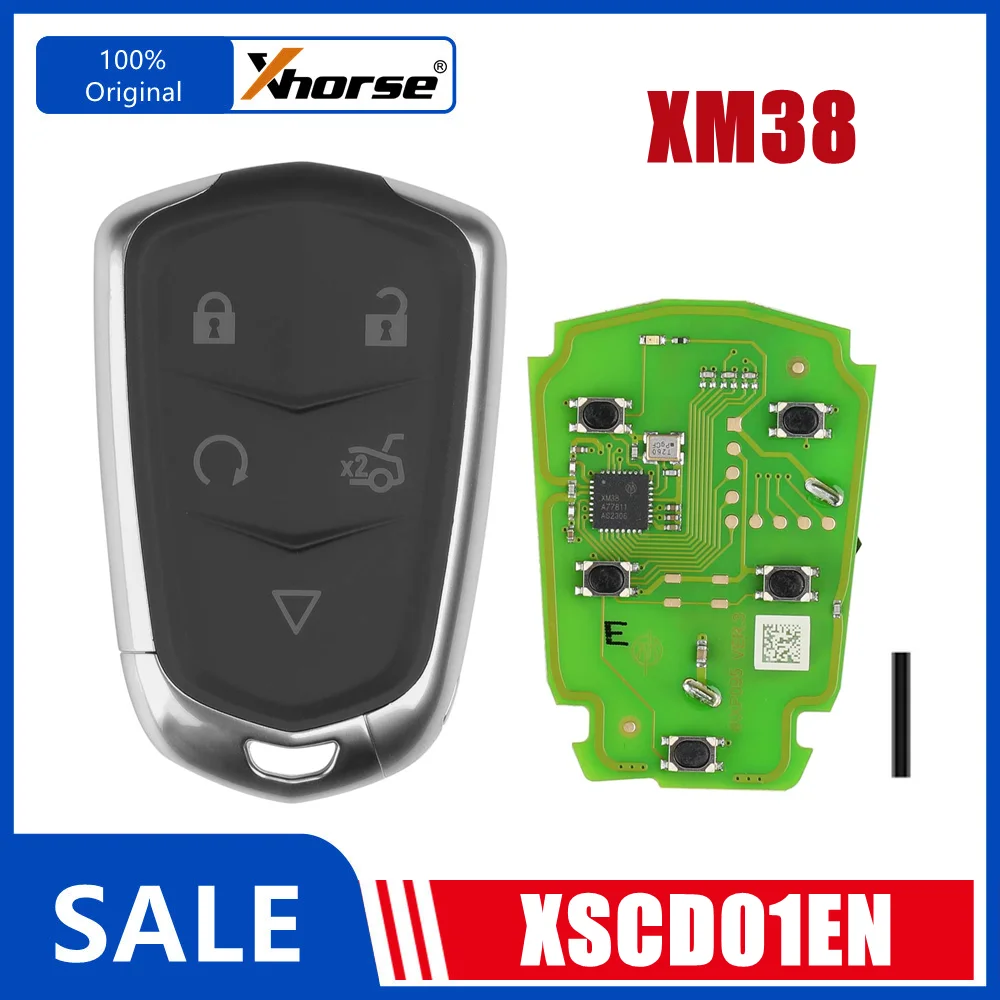 

Универсальный смарт-ключ серии XSCD01EN XM38, 1 шт., работает с программатором ключей XHORSE VVDI VVDI2