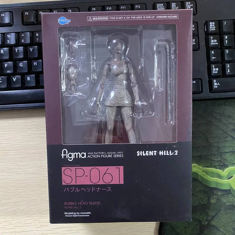 Бесшумная голова-пузырь для медсестры экшн-фигурка из фильма Красная Пирамида