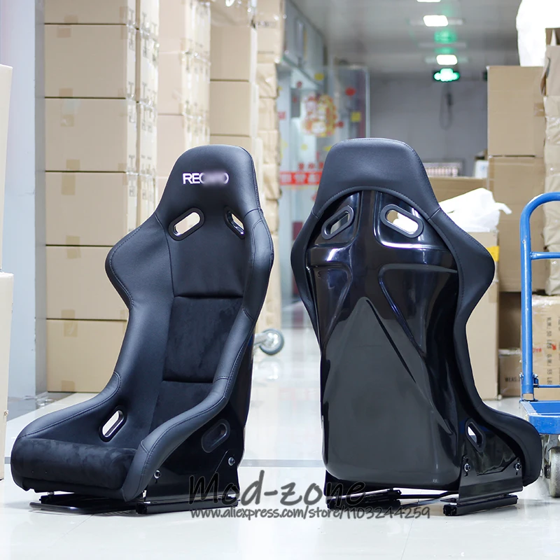 Фото JDM RCR SPG Легкое углеродное волокно, стекловолокно, ПВХ, алькантара, ткань, тюнинг автомобиля, фиксированное ведро, гоночное сиденье №1