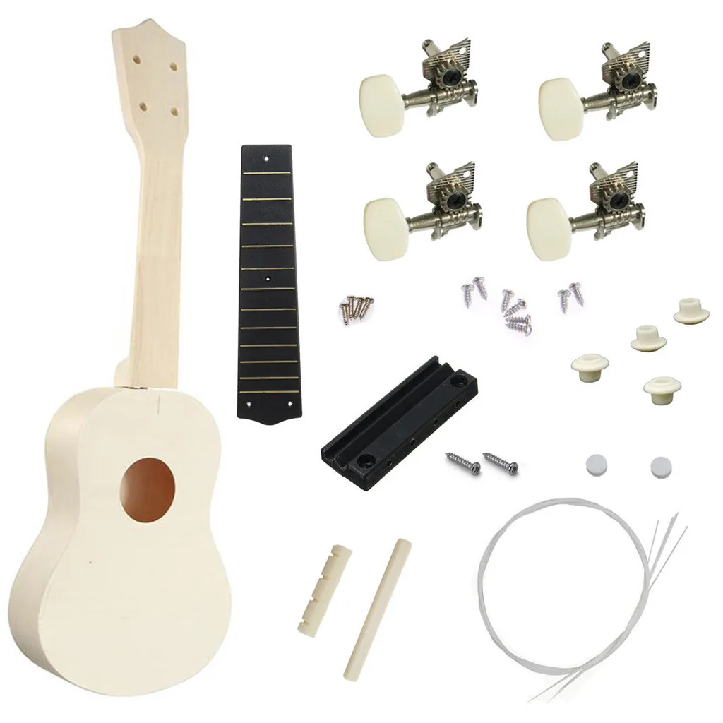 

Set Handmade Painting Toy with DIY & Ukulele Music DIY Beginner Fan Kids Education