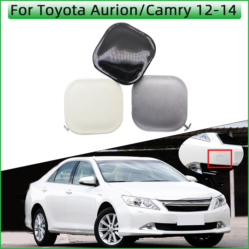 

Car Accessories Front Bumper Towing Hook Cover Cap For Toyota Camry Aurion 2012 2013 2014 Tow Hook Trailer Lid Hood Garnish Trim