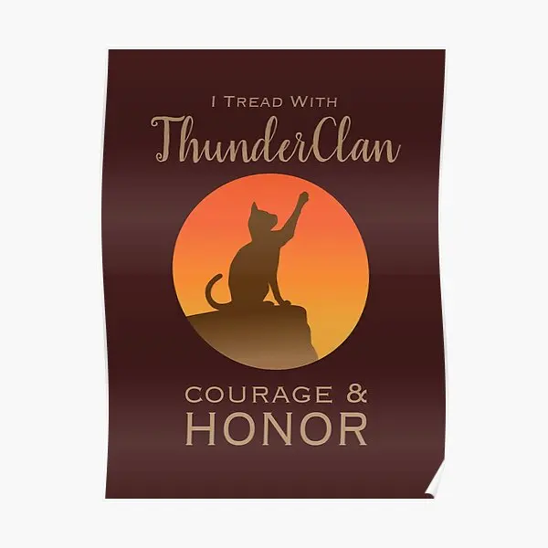 

Thunderclan настенный плакат гордости для современной комнаты, веселый принт, винтажная живопись, Декор, картина для дома, без рамки