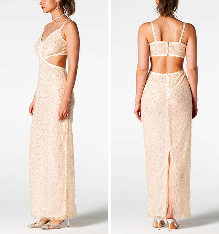 

Женское длинное прозрачное Сетчатое платье, облегающее платье из вискозы без рукавов на бретелях для вечеринки в честь Дня Рождения, лето 2023