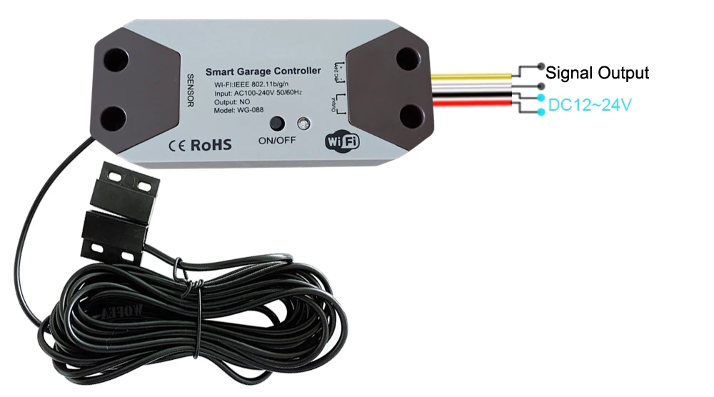 

Wofea WG-088 WiFi Контроллер для умных гаражных ворот