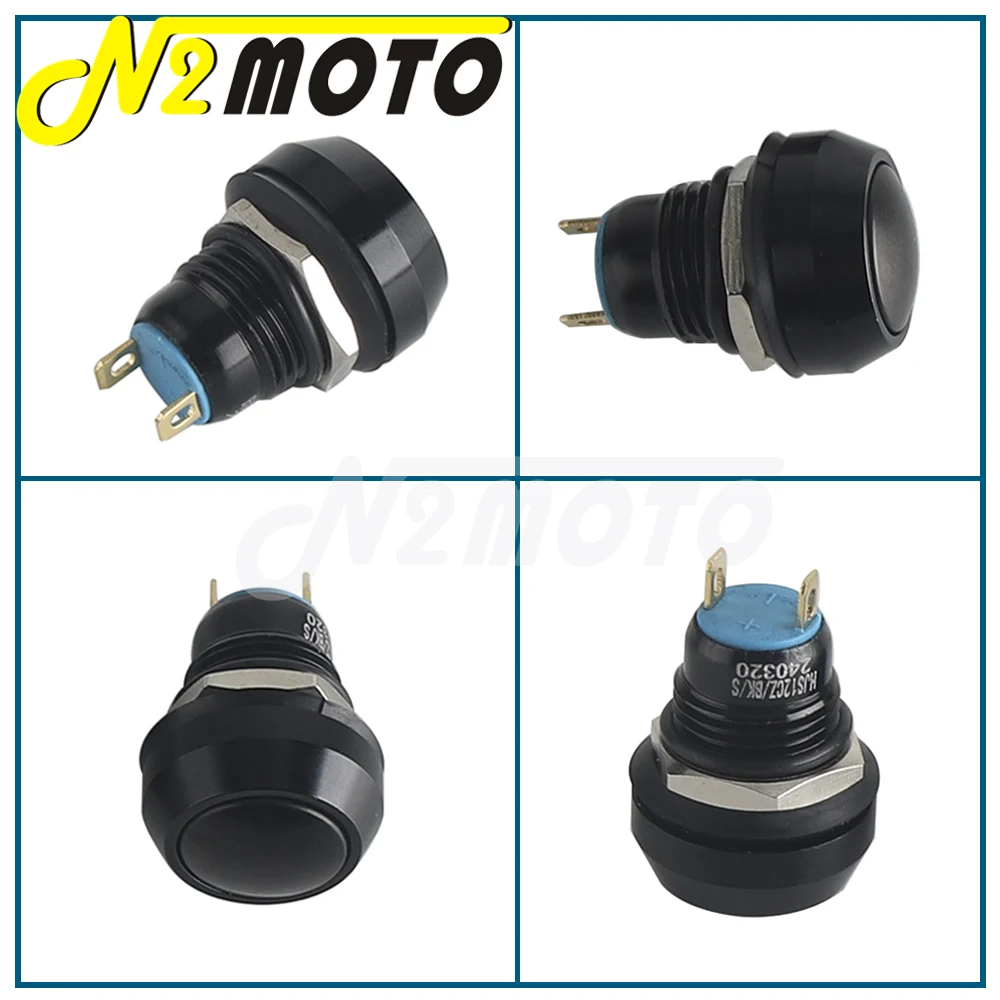 Универсальный 12-миллиметровый защелкивающийся переключатель алюминиевая