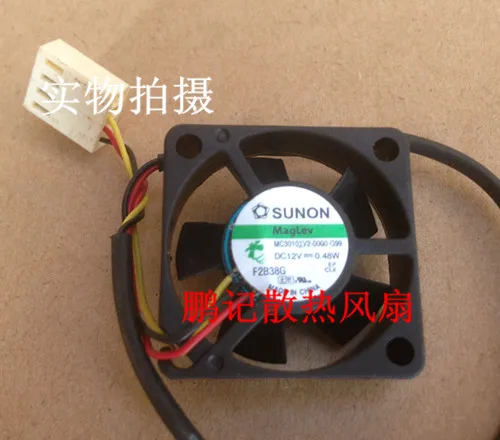 

BRAND NEW ORIGINAL 30*30*10MM Cooling Fan MC30101V1-D01U-S99 MC30101V2-0000-G99