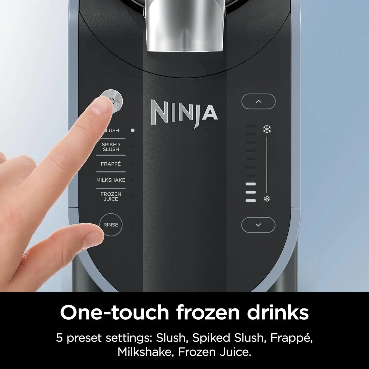 Фото Ninja SLUSHi с технологией RapidChill, 88 унции. Машина для замороженных напитков и слякоти, 5 предустановленных программ, Маргарита, Фургоны, Мерч, FS301 №5