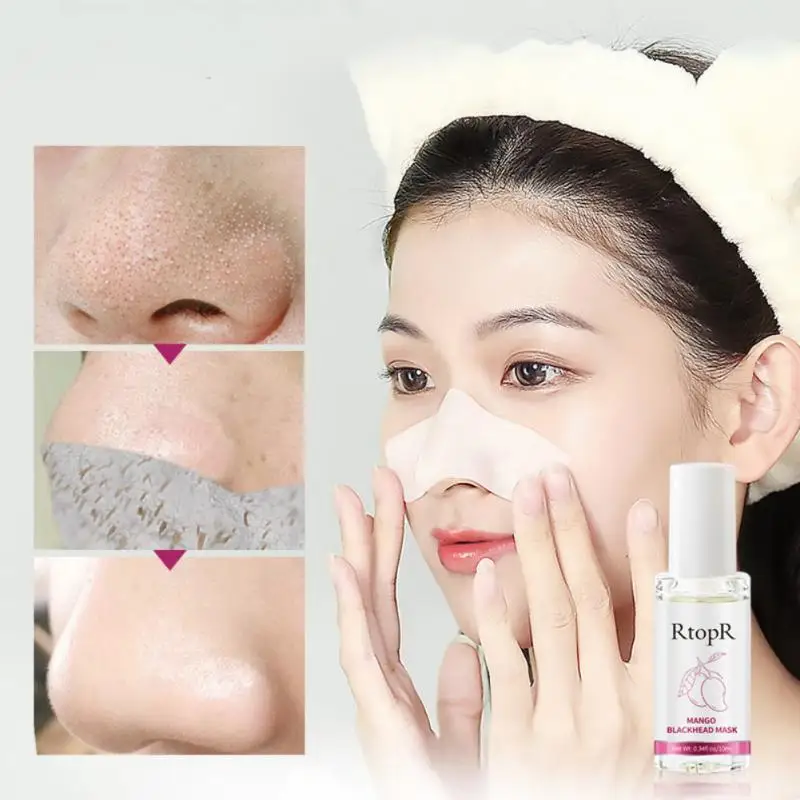 

Blackhead Remover Mask Facial From Black Dots Remove Blackhead Peeling Pore Strip Fabric Acne Nose Mask Repair Skin Care
