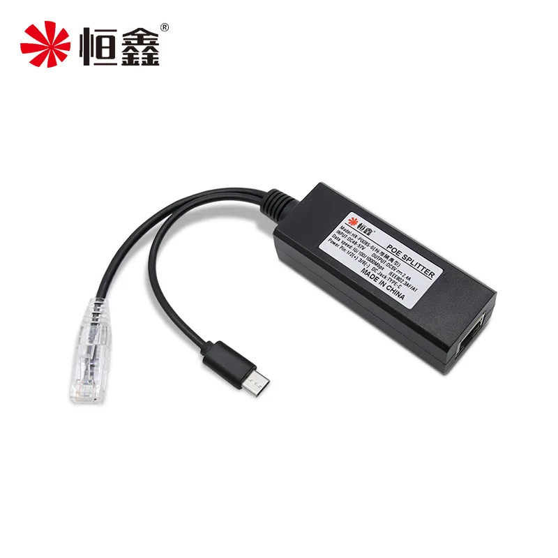 Gigabit TYPE-C 5V POE Spliter Adapter Cable Power Supply Module  for IP Camera Ethernet 1000Mbps enlarge