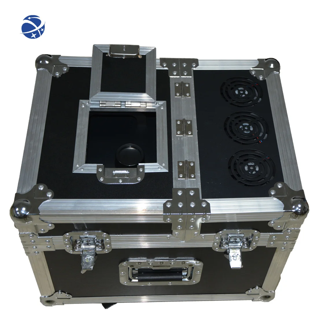 DJ No Warm time stage dual haze machine with Flight чехол 600w Dual hazer DMX / Remote Control