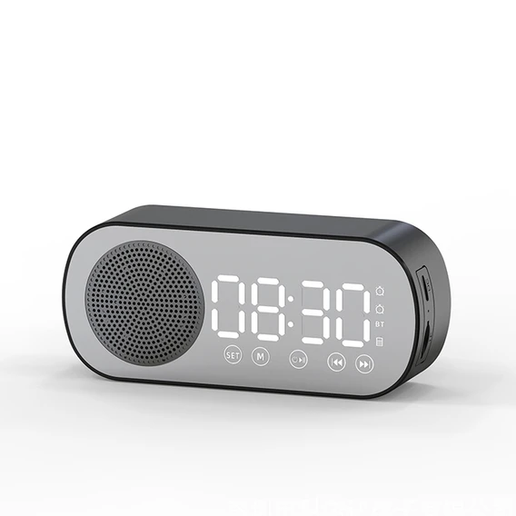 

Bluetooth-Совместимый Беспроводной зеркальный будильник с колонками 5.0, многофункциональный портативный FM-радиоприемник, музыкальный будильни...
