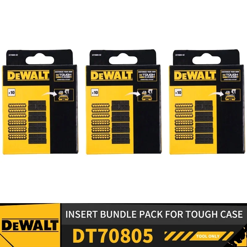

DEWALT DT70805 Комплект вставок для прочного футляра DT70801 DT70803 DWAN2190 N 542474 DT70839 Аксессуары для электроинструментов
