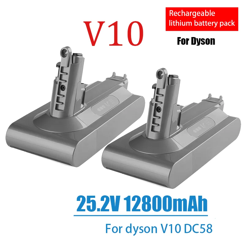 

25.2V Battery 12800mAh Replacement Battery for Dyson V10 Absolute Cord-Free Vacuum Handheld Cleaner Dyson V10 Battery