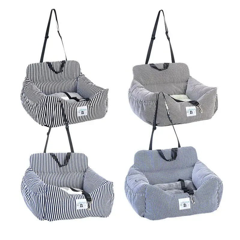 

Автомобильное сиденье для собак, переноска для маленьких и средних собак, водонепроницаемая Регулируемая безопасная дорожная сумка для до...