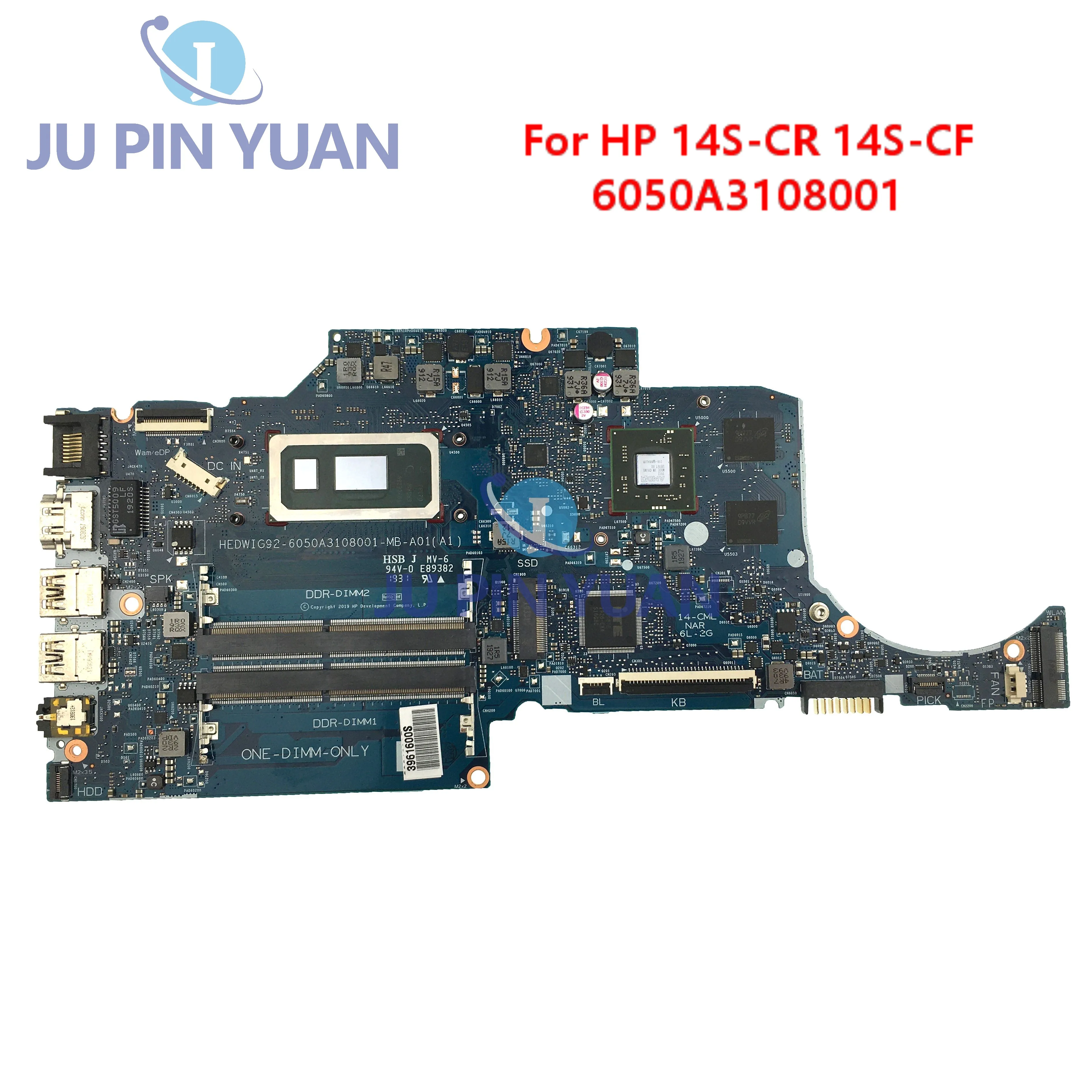 

Подходит для HP 14 S-CR 14 S-CF материнская плата L 68261-601 L 68262-601 L 75612-601 Hedwig 92-6050 A 3108001-MB-A 01