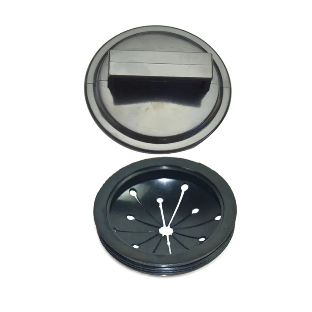 

2pcs/set Protective Universal ABS Kitchen Sink Food Waste Black Garbage Disposal Stopper Drains Durable Splash Guard Cover Plug