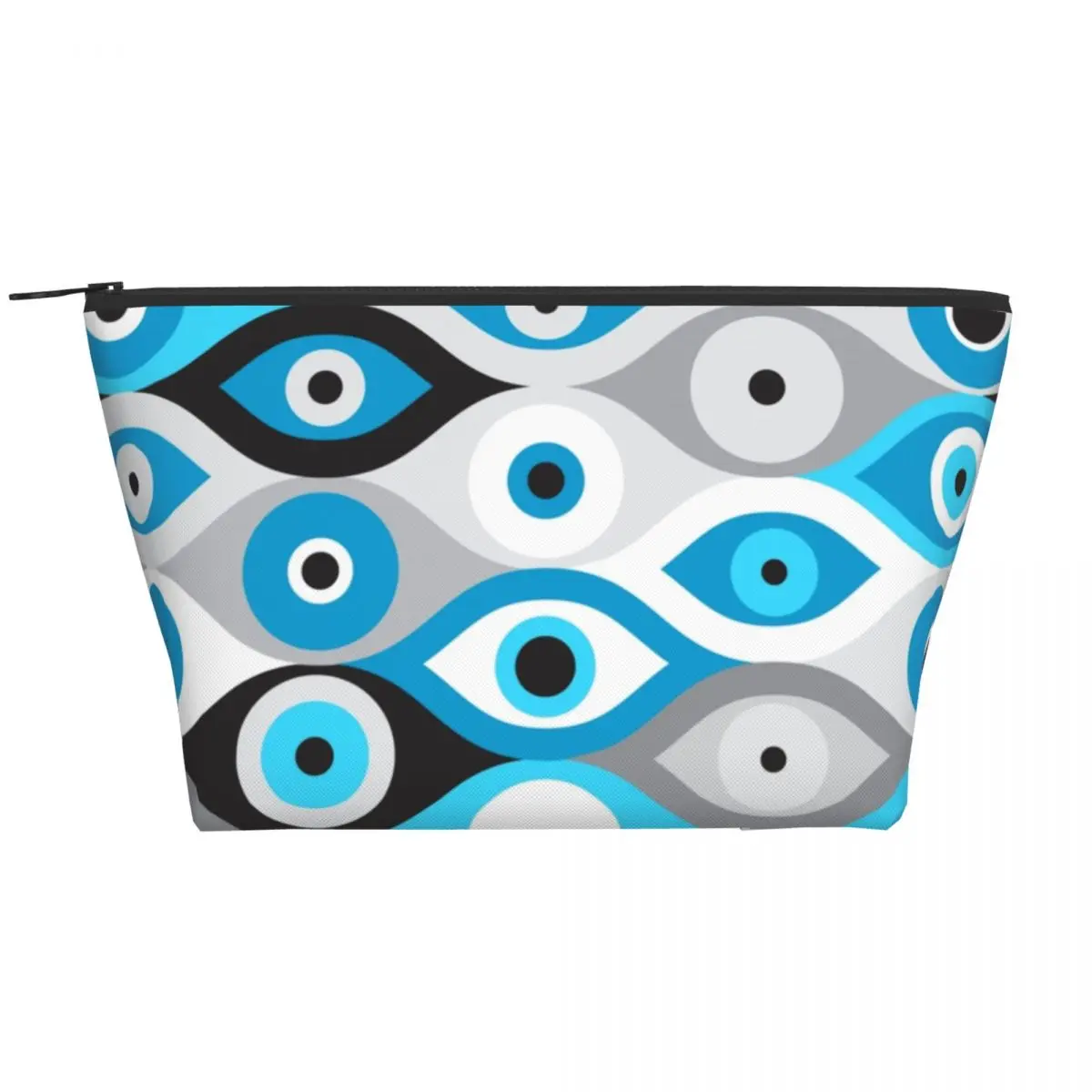 

Греческая косметичка с изображением сглаза, Блюз и Гриса, Женская вместительная амулет Nazar в стиле бохо, чехол для косметики, сумки
