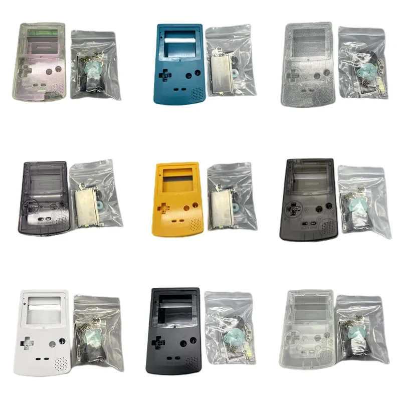 Комплект сменных корпусов для Nintendo Gameboy Color GBC, совместимый с LCD-экранами 2.6, 2.45, 2.2 дюйма (art.: 3920d9cdba16f) - 3920d9cdba16f