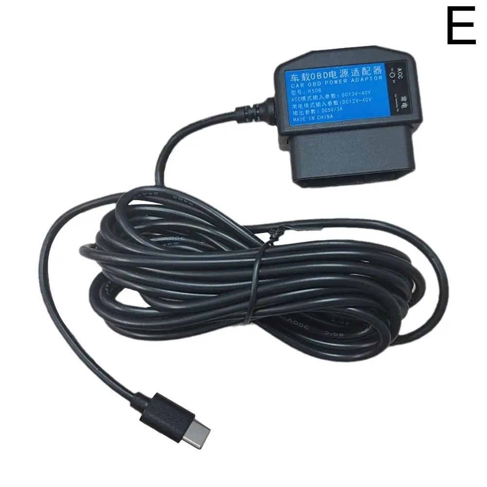 

Автомобильный видеорегистратор, комплект из жесткого провода, адаптер OBD-USB, кабель питания для видеорегистратора, зарядного устройства для зеркала, 24 часа, мониторинг парковки, покадровая съемка