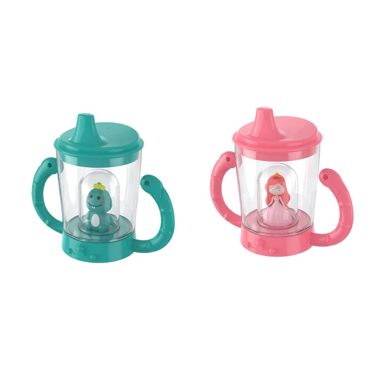 

Cartoon Baby Learning Drink Duckbill Cup with Handles Leak Proof Training Drink Bottle for Toddler Girls Boys Infant G99C