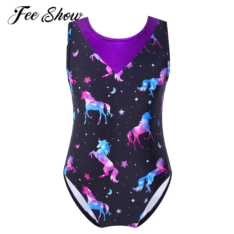 Детское балетное трико без рукавов с V-образным вырезом |