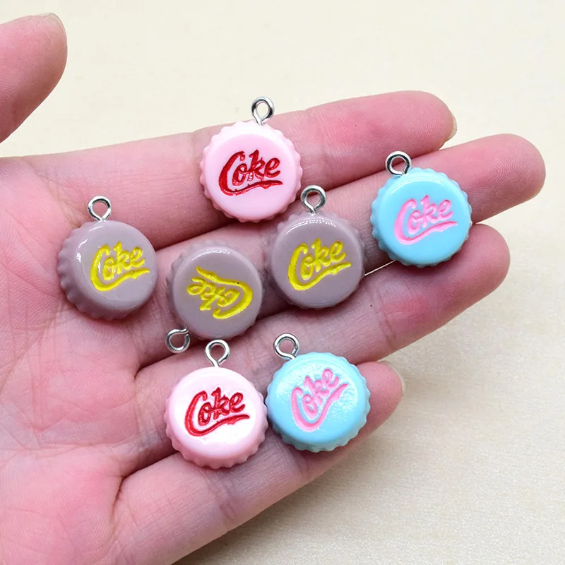 

10 шт., популярные пластиковые подвески в виде газировки