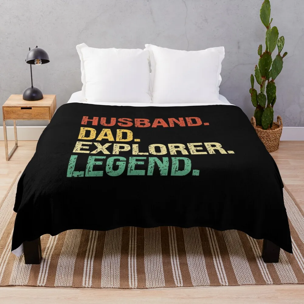 Исследователь День отца исследователь Husaband Dad Legend Плед Лохматое пушистое
