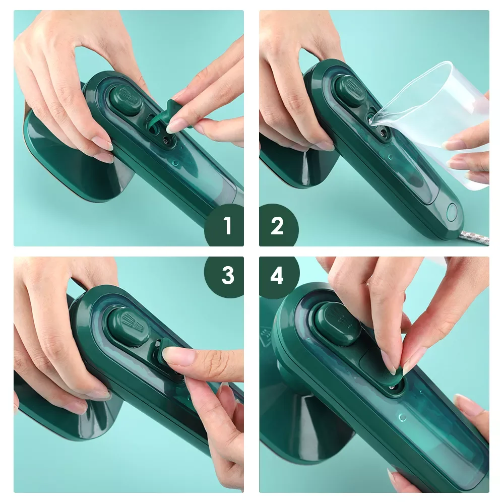 

Garment Steamer for Clothes Lightable Professional Fabric Wrinkle Remover for Home Travel Handheld Steamer Iron