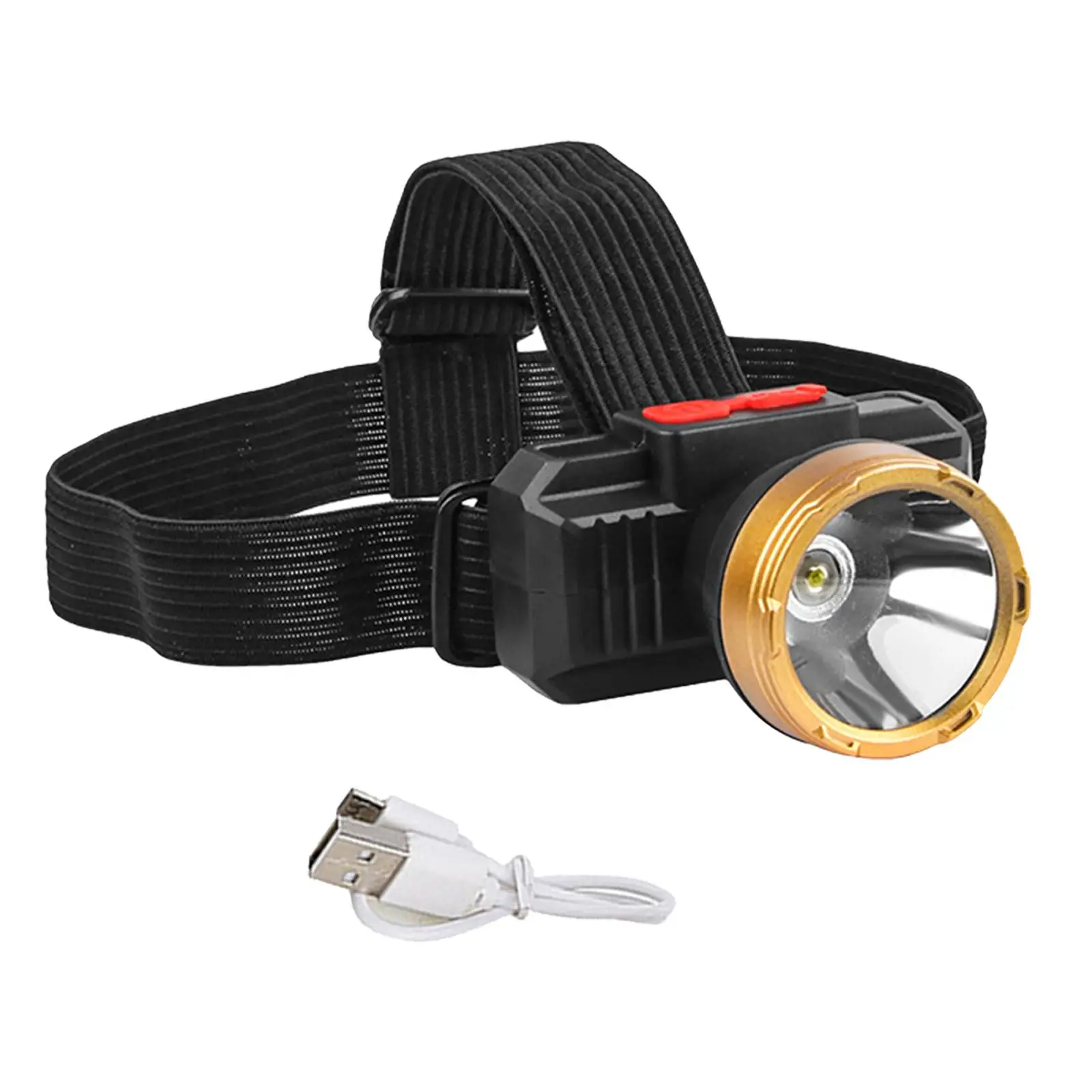 

Светодиодный налобный фонарь, перезаряжаемый рабочий светильник, Регулируемый прожектор, светильник для походов, охоты, кемпинга