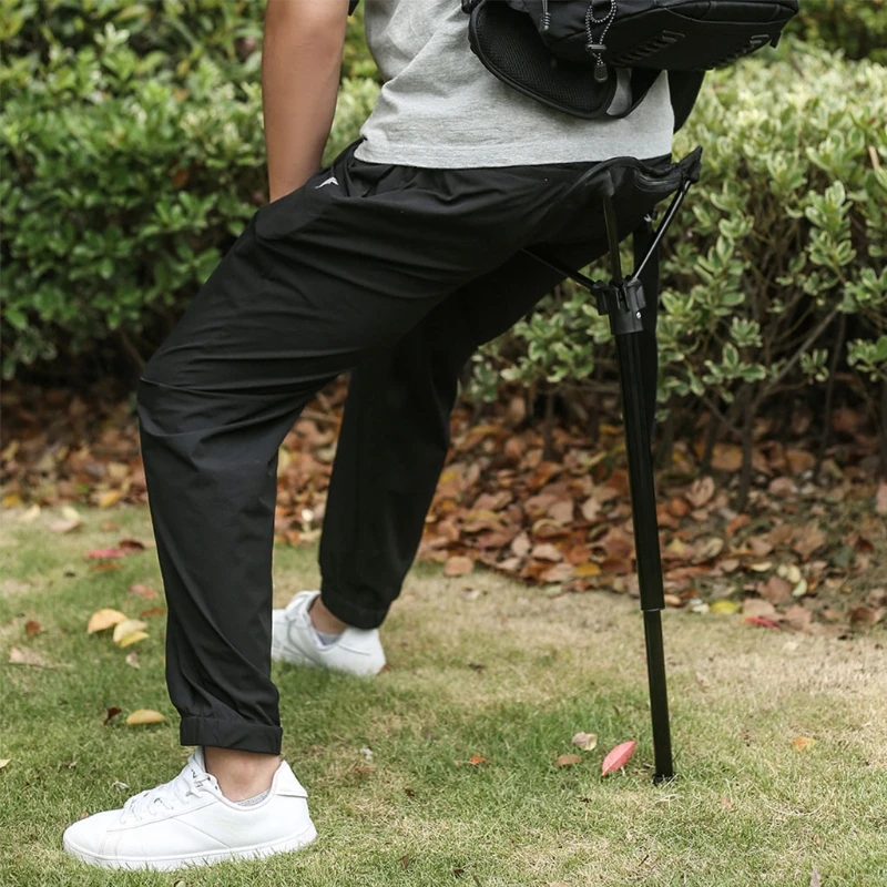 Регулируемый телескопический складной стул портативный высокий на одной ножке