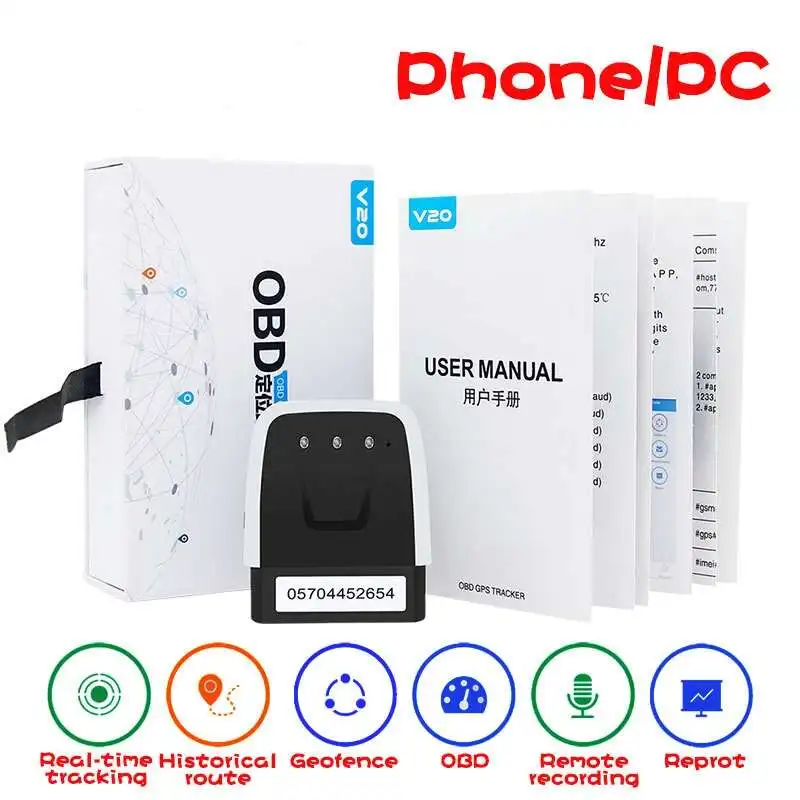 

V20 GPS OBD Locator Tracker ELM327 Diagnostic Tool