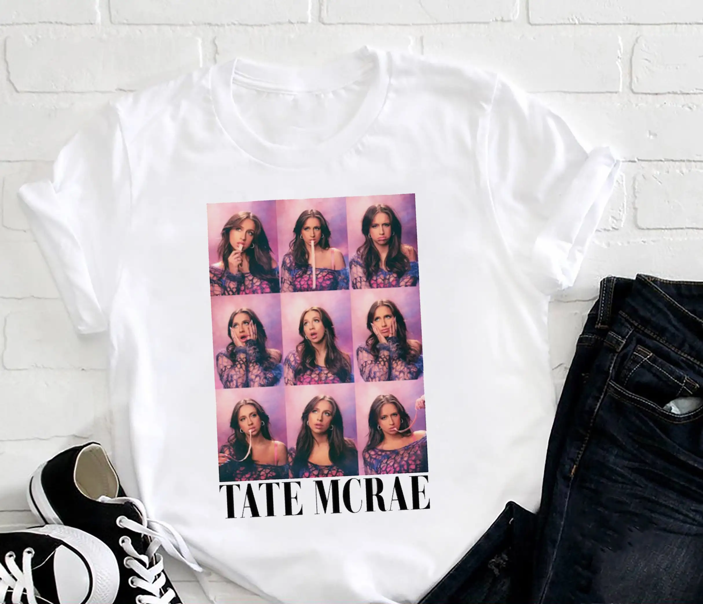 Футболка Tate McRae Tour 2024 поклонник подарок концерт Merch