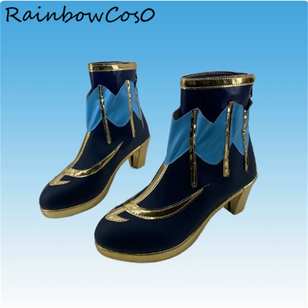 Цукиширо Аюми Qpit Aikatsu Планета! Обувь для косплея ботинки игра в стиле аниме