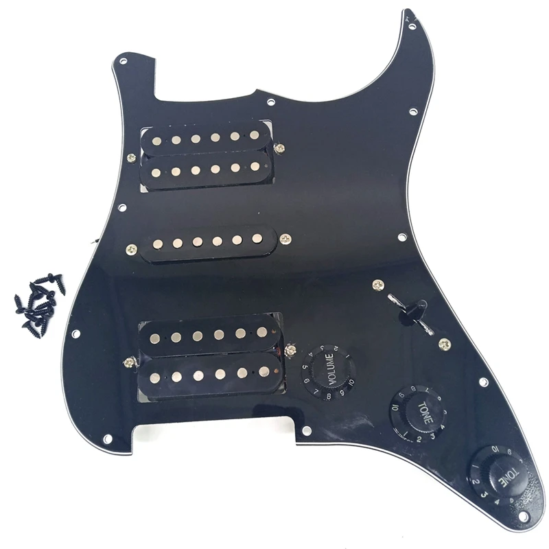 

St Sq двойная одинарная двойная панель с линией захвата сборка Hsh панель полный комплект запасные части для гитары