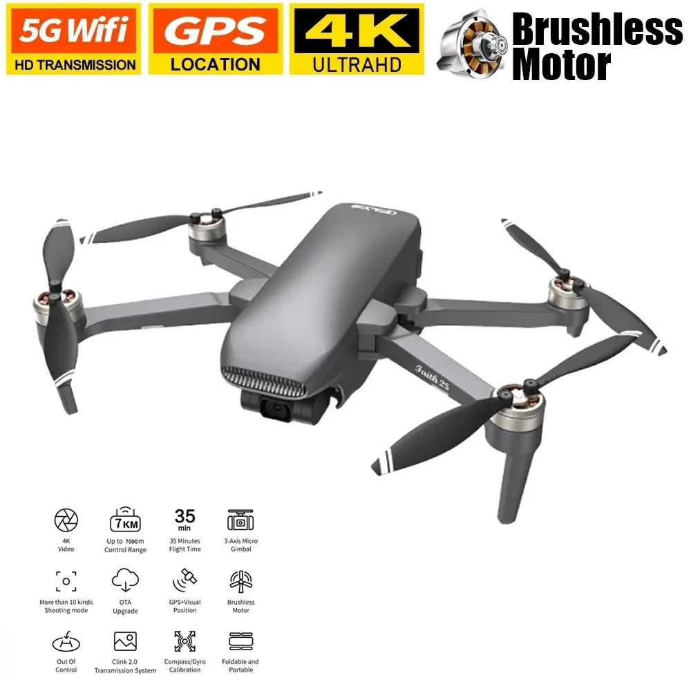 

Складной Квадрокоптер с камерой 4K HD, GPS, Wi-Fi, FPV