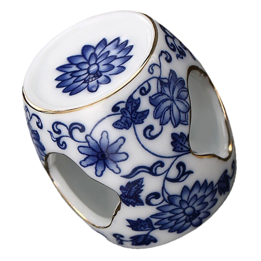 

Tea Burner Ceramic Holder Cup Oil Lid Cover Gongfu Rack Tealight Diffuser Wax Set Mug Porcelain Potchinese Teapot Aroma Fu