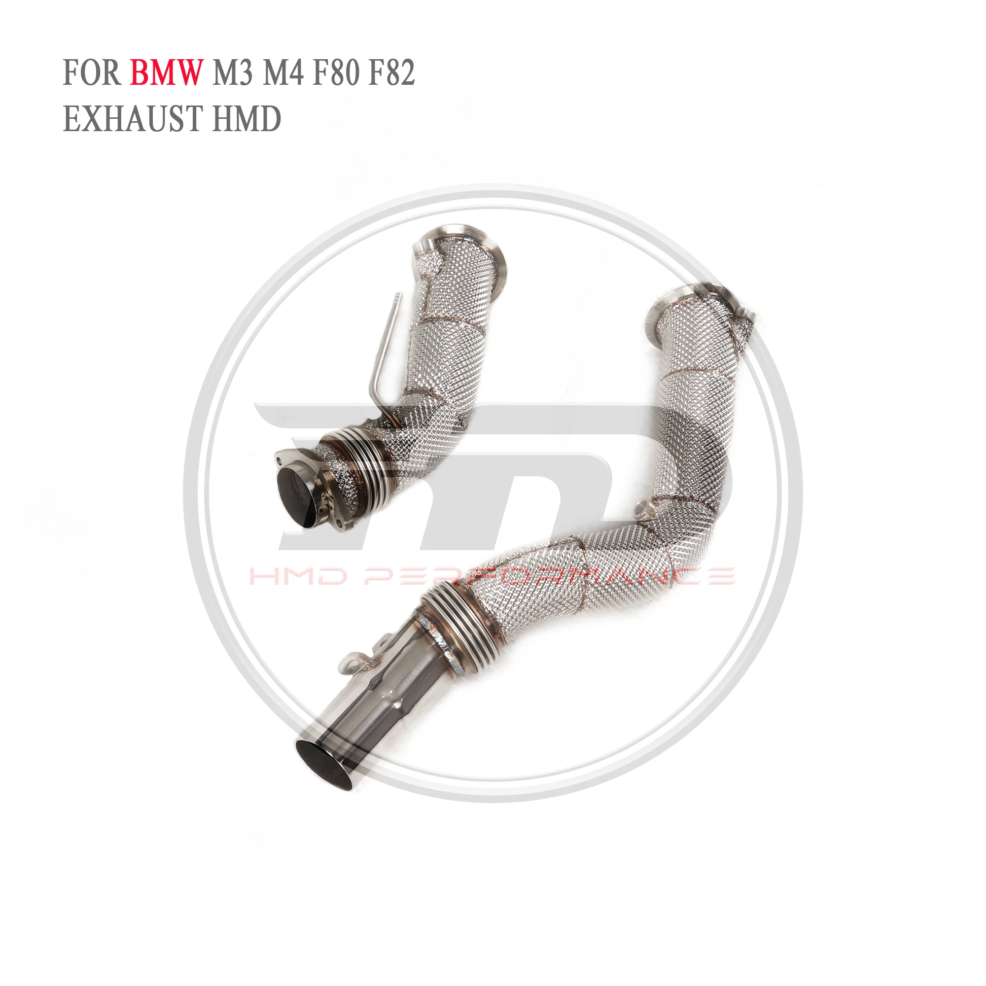 HMD выхлопная система высокая производительность потока для BMW M3 M4 F80 F82