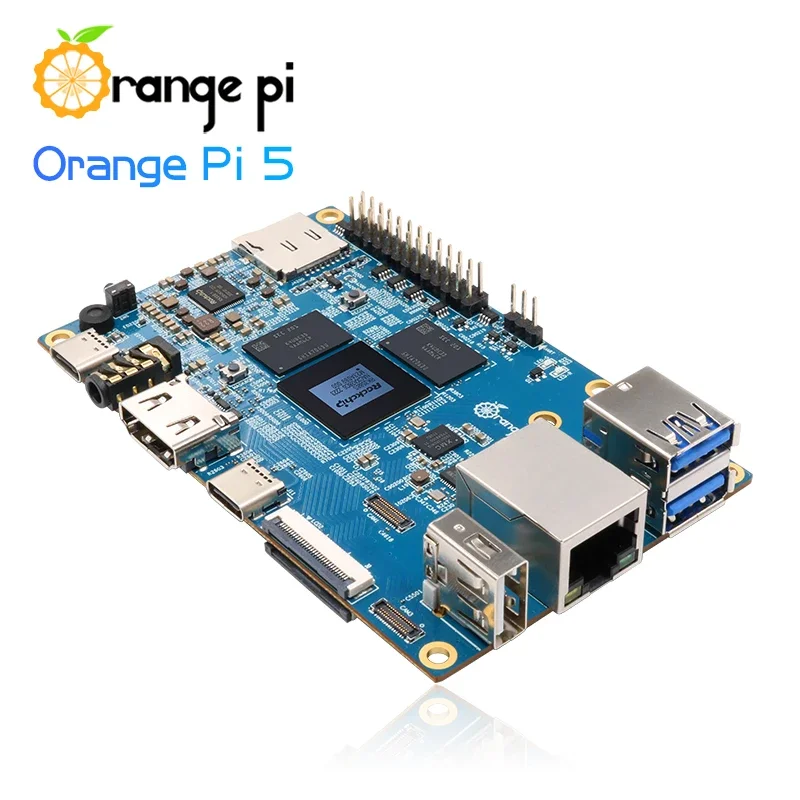 Orange Pi 5 8 ГБ RK3588S с Wi-Fi + BT Gigabit Ethernet PCIE SSD Одноплатный компьютер поддержка ОС Android 12