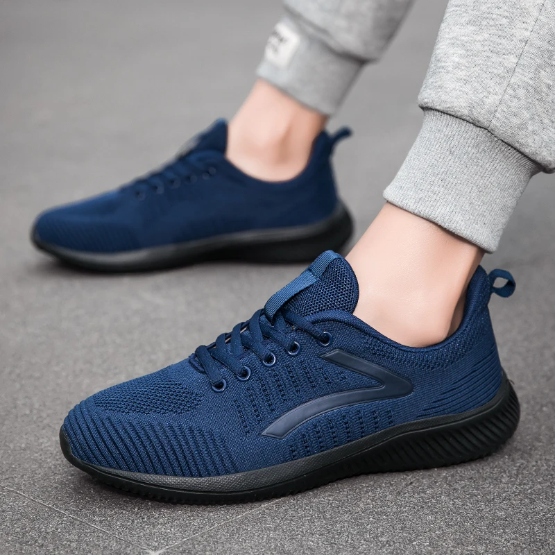 Men's Outdoor Sneakers Breathable Shoes for Men Lightweight Unisex Sneakers Comfortable Sports Training Running Shoes