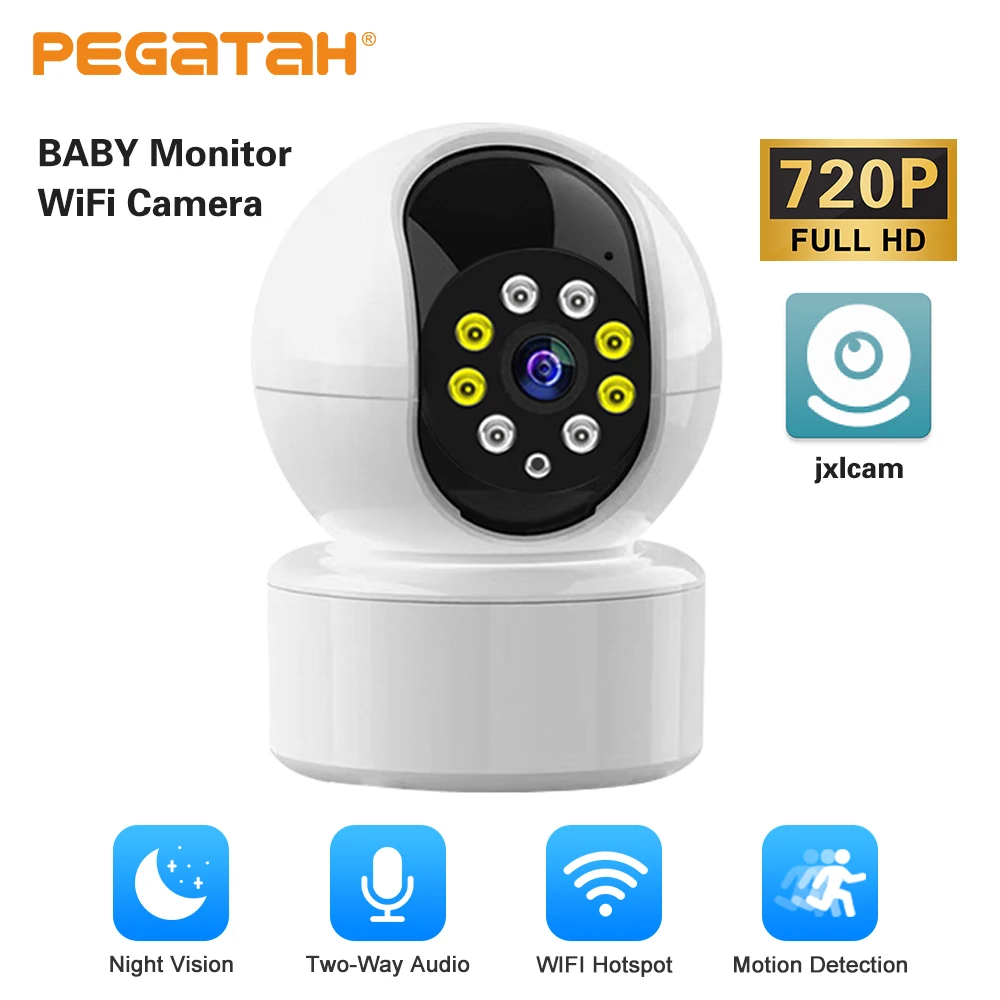 

Wi-Fi PTZ-камера HD Беспроводная IP-камера для домашней безопасности с автоматическим отслеживанием людей камера видеонаблюдения с ночным видением
