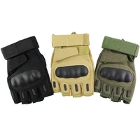 fingerless tactical gloves outdoor mens hiking gloves military motorcycle cycling sports glove shooting hunting airsoft gloves
