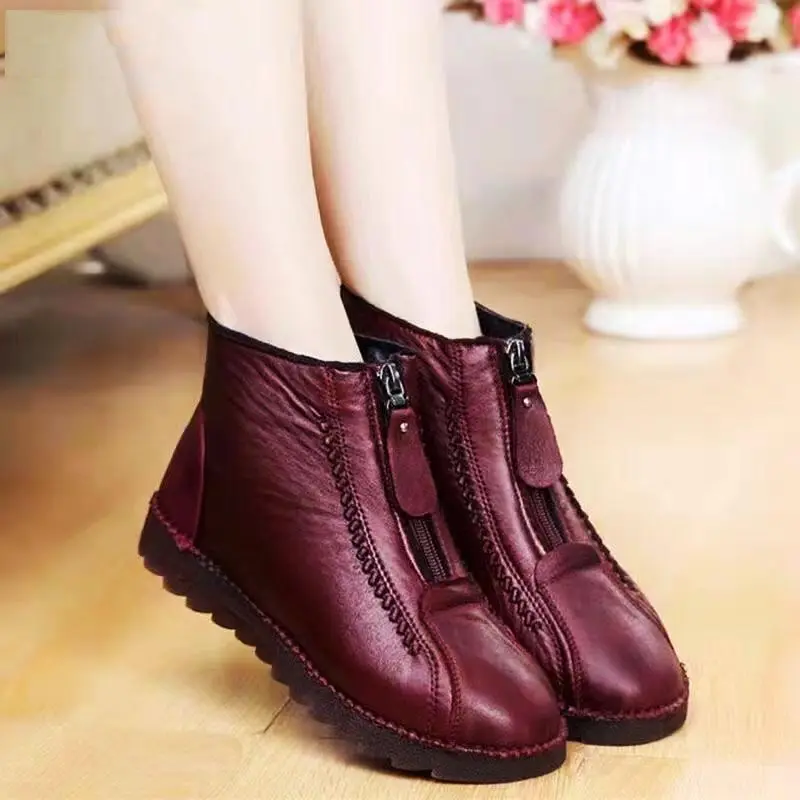 

Зимние женские ботинки, модные короткие кроссовки, спортивная обувь для отдыха на открытом воздухе, снежный спорт, мягкая подошва, удобная т...